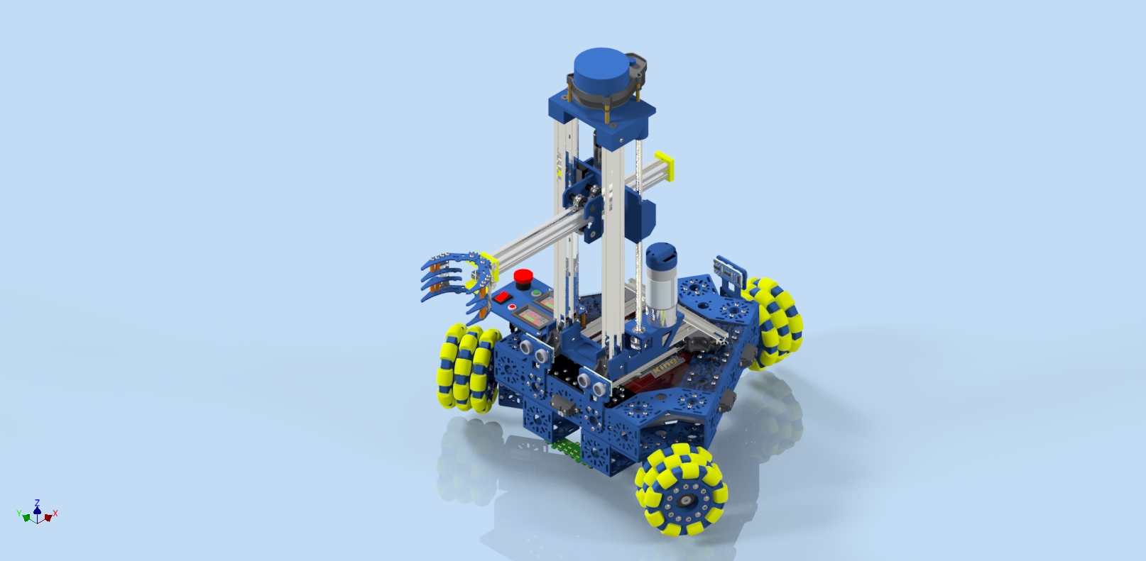 OMS全向轮机器人车